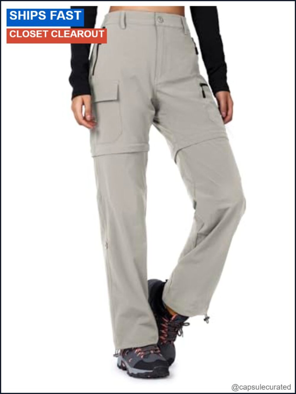 Convertible Hiking Pants Lightweight UPF 50+